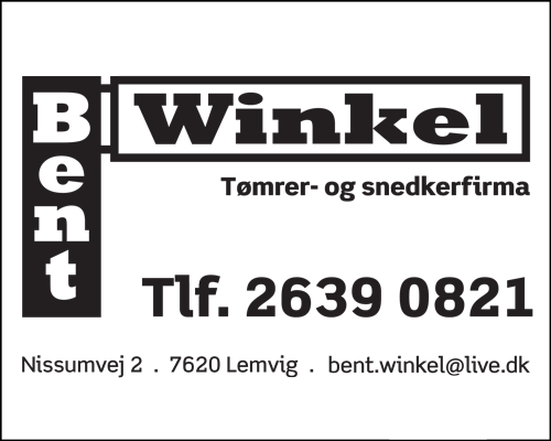 Bent Winkel - Tømrer- og snedkerfirma